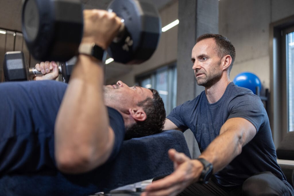 André Sidler im Personal Training